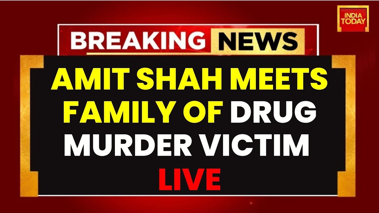 LIVE: Amit Shah Meets Bikramjit Singh's Family In Punjab | Drug Murder Case | India Today