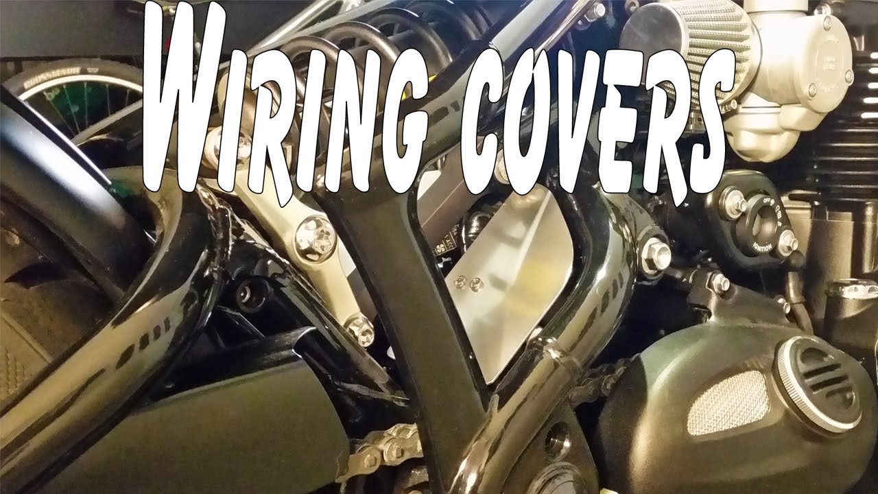 Triumph Bobber Airbox removal wiring covers