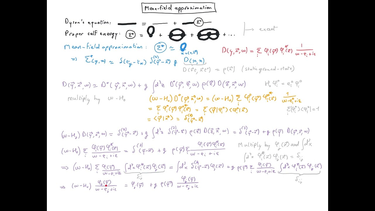 QFT23.3 mean-field
