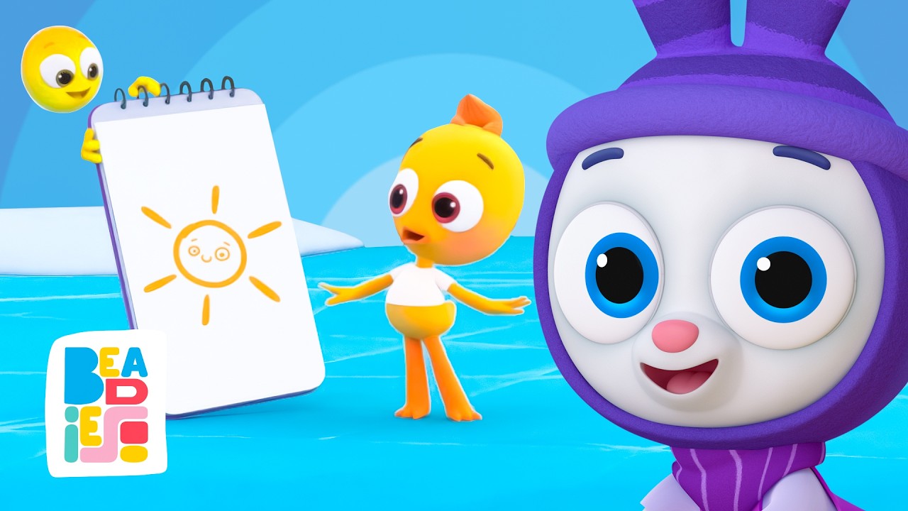 DIBUJAR UN REGALO 🎁 + muchos dibujos animados y canciones para niños | Beadies en Español