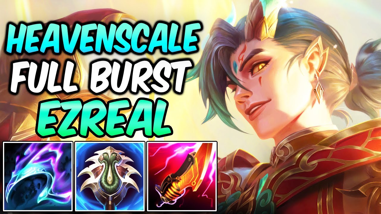 SEASON 14 EZREAL FULL LETHALITY BURST S+ | Heavenscale Ezreal Build & Runes | League of Legends
