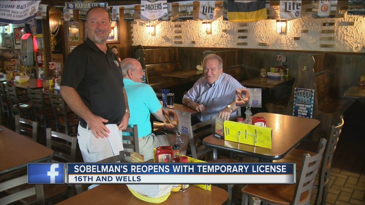 Sobelman's Marquette location is back open after issue with expired license