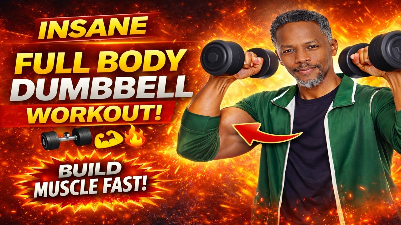 🔥 Full Body Dumbbell Workout at Home | No Excuses, Just Results