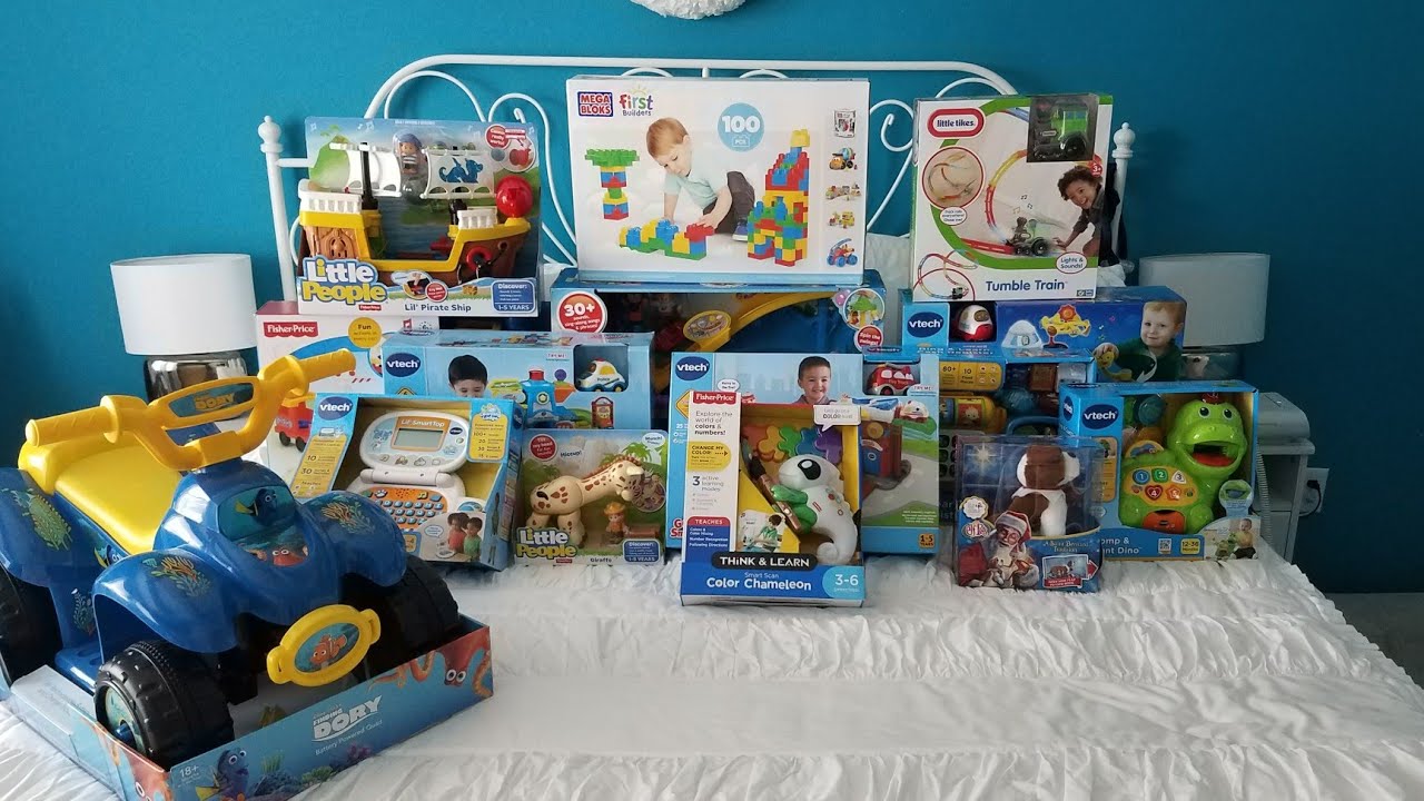 What I got my 1 year old for Christmas 2017 (so far)