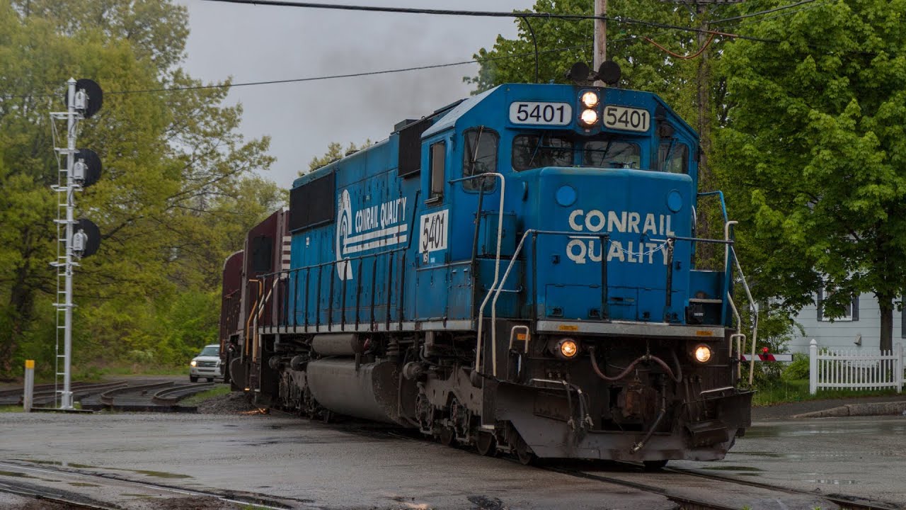 HD Conrail Quality Leads Geo Train on Pan Am