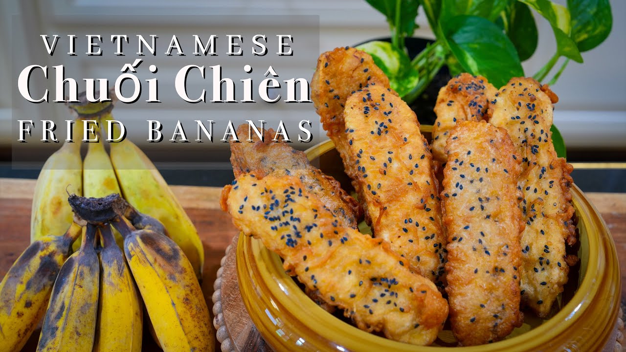 CRISPY Vietnamese Fried Bananas (Chuối Chiên) | Easy Street Food Recipe 🍌🔥