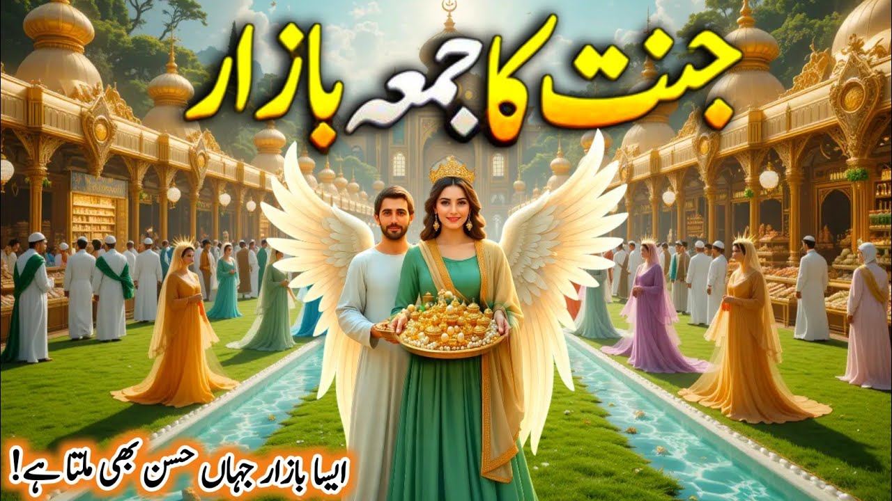 Jannat Ka Jummah Bazaar | Marketplace of Heaven | Jannat Ki 72 Hoorein | Jannat ka Bayan|New Story 