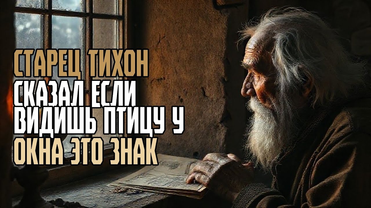 СТАРЕЦ ТИХОН СКАЗАЛ ЕСЛИ ВИДИШЬ ПТИЦУ У ОКНА ЭТО ЗНАК