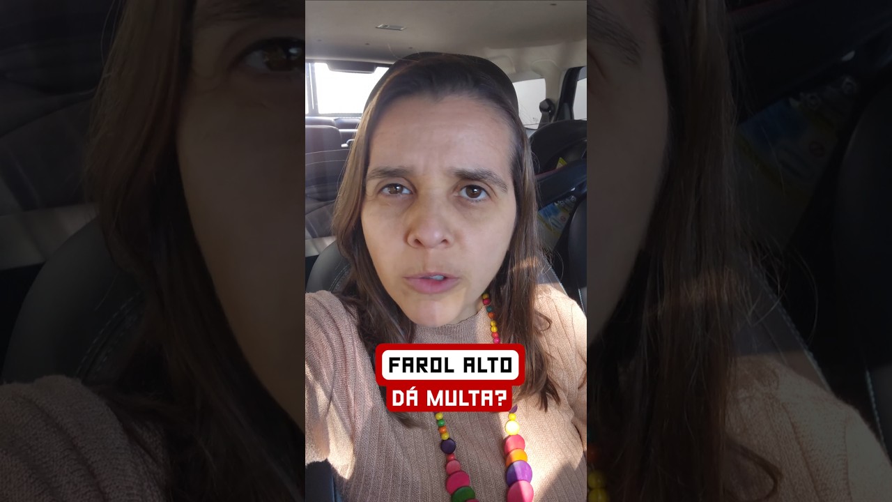 Farol alto d&aacute; multa?