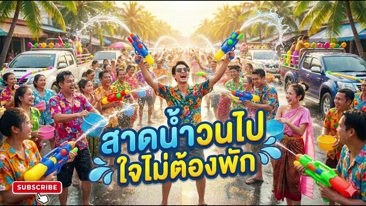 เพลง สาดน้ำวนไป ใจไม่ต้องพัก   เปิด สงกรานต์
