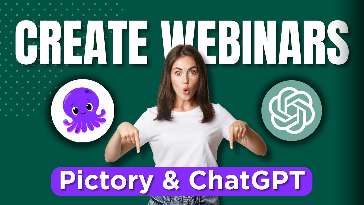 Learn How To Create And Edit A Webinar With Pictory And ChatGPT!