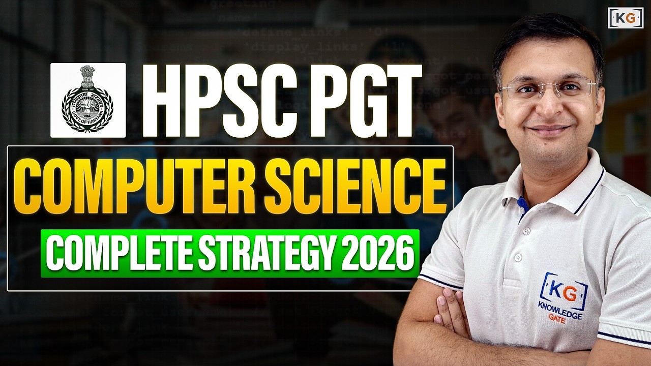 🏆 HPSC PGT Computer Science: 🎯 Complete Roadmap + 📚 Course Details + 🚀 Analysis