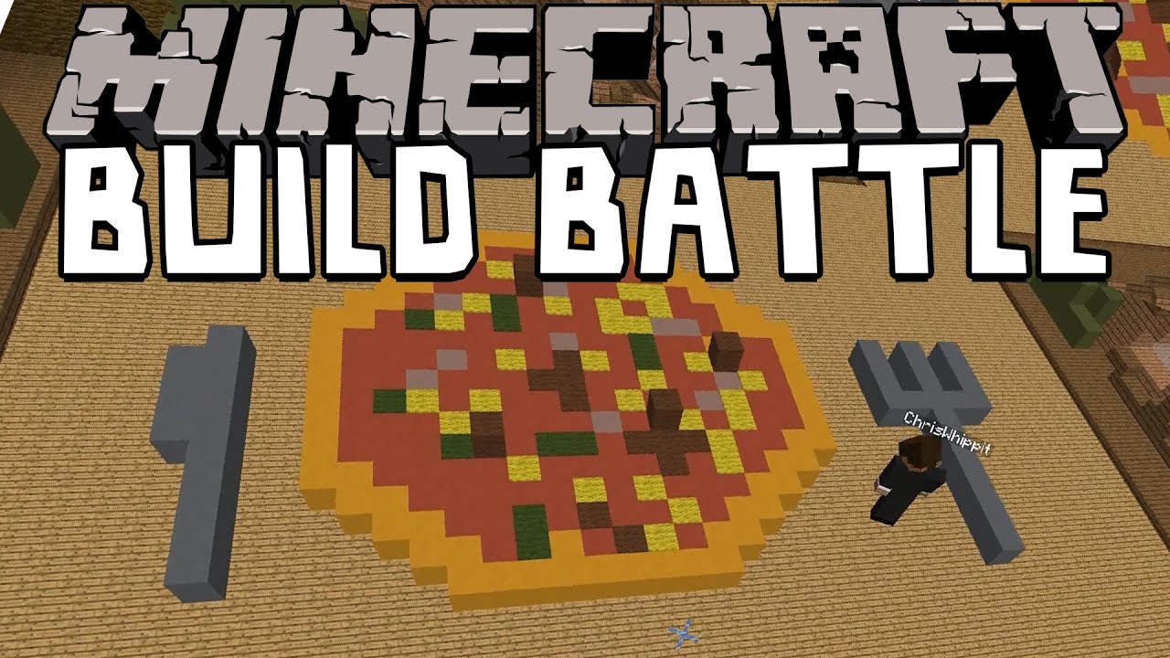 Minecraft | PIZZA-TAJM! | Team Build Battle Minigame på Svenska med figgwhipp
