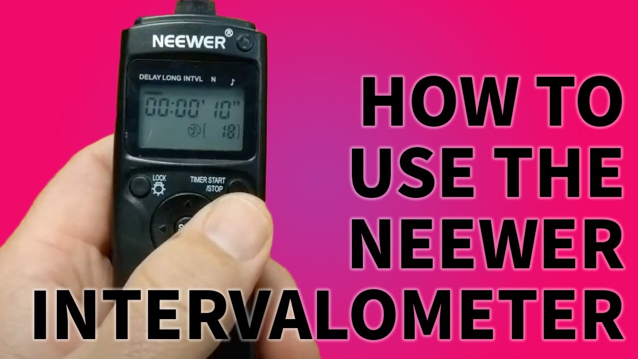 Как использовать интервалометр Neewer