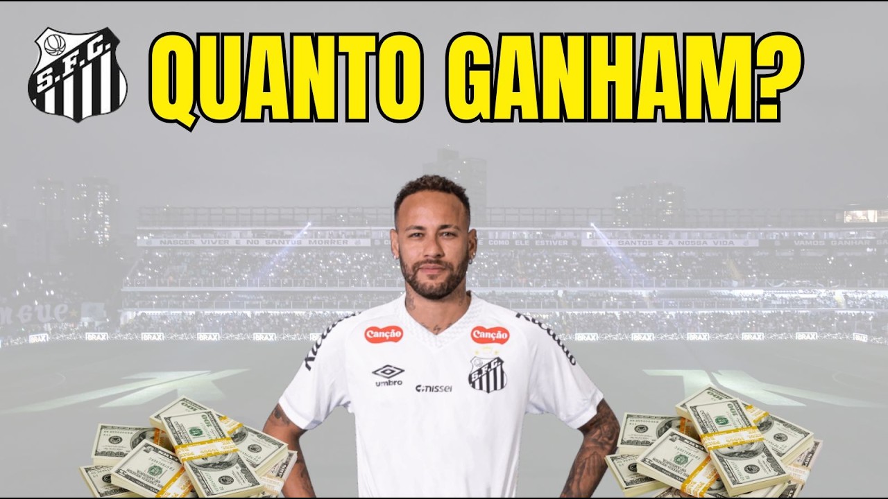 REVELADO |  SALÁRIO Jogadores do SANTOS FC 2026 | Quanto Cada Jogador Ganha por Mês?