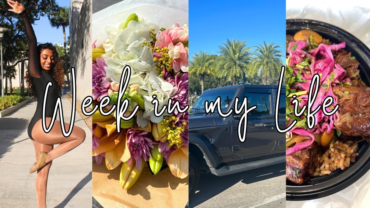WEEK IN MY LIFE VLOG | FIU | Miami Life, Majorette, Campus job