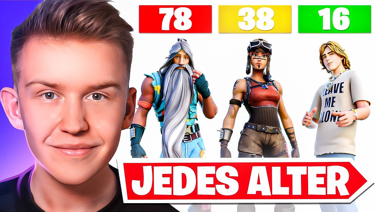 ICH mache ein 1v1 gegen JEDES ALTER in Fortnite 🔞