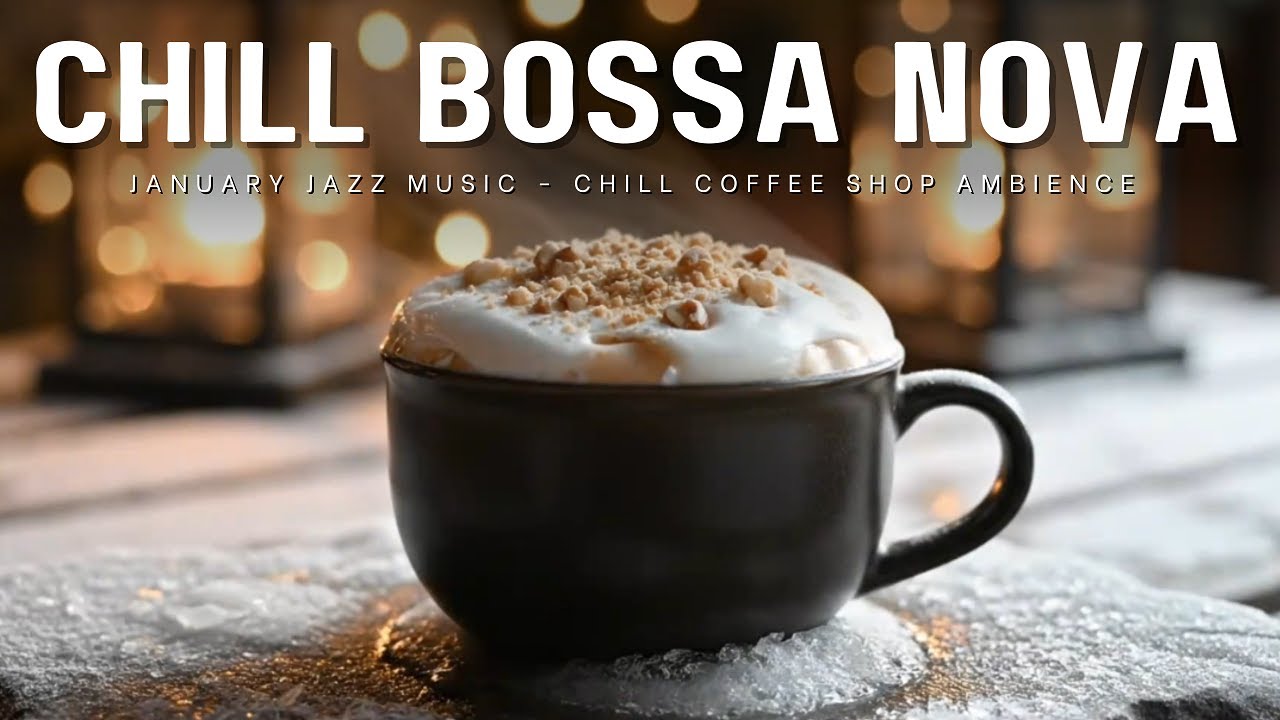 NEW Chill Bossa Nova Jazz Music | RELAXING Coffee Shop for Study, Focus & Work