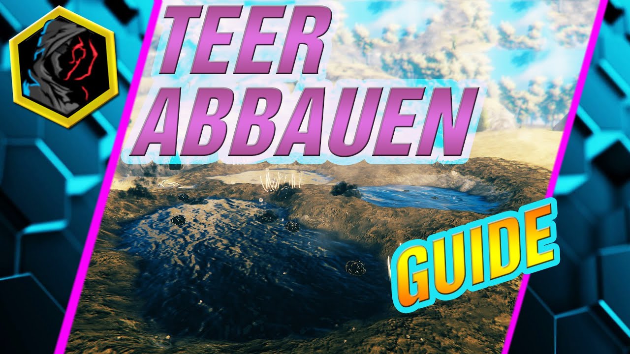 Valheim - Teer einfach abbauen um Dunkelholz Rezepte freizuschalten - Guide - deutsch