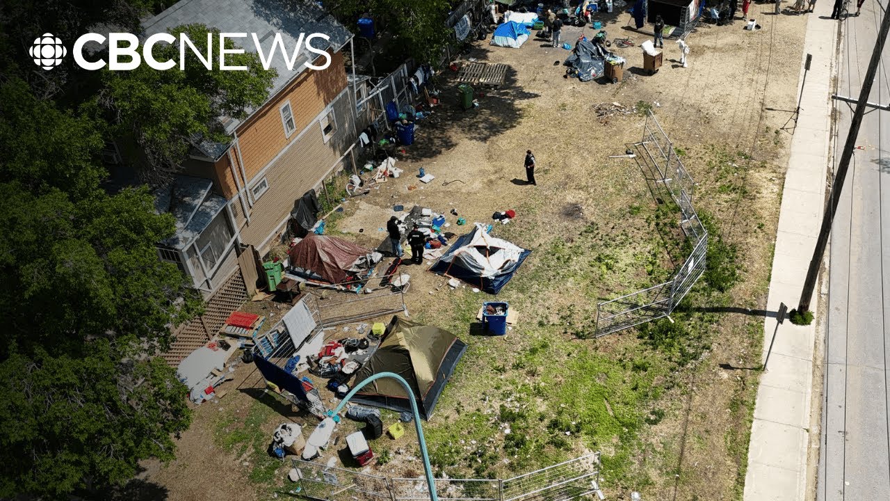 Police clear encampment in downtown Regina
