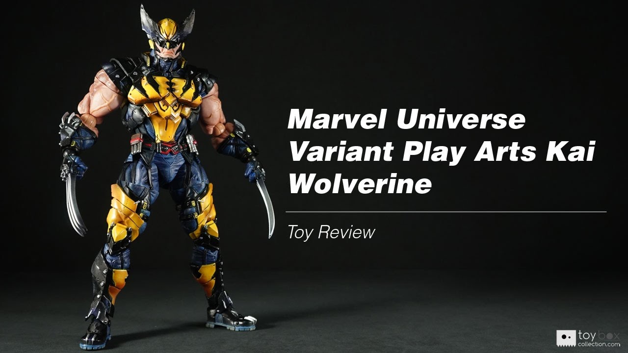 Marvel Universe Variant Play Arts Kai Wolverine action figure toy review