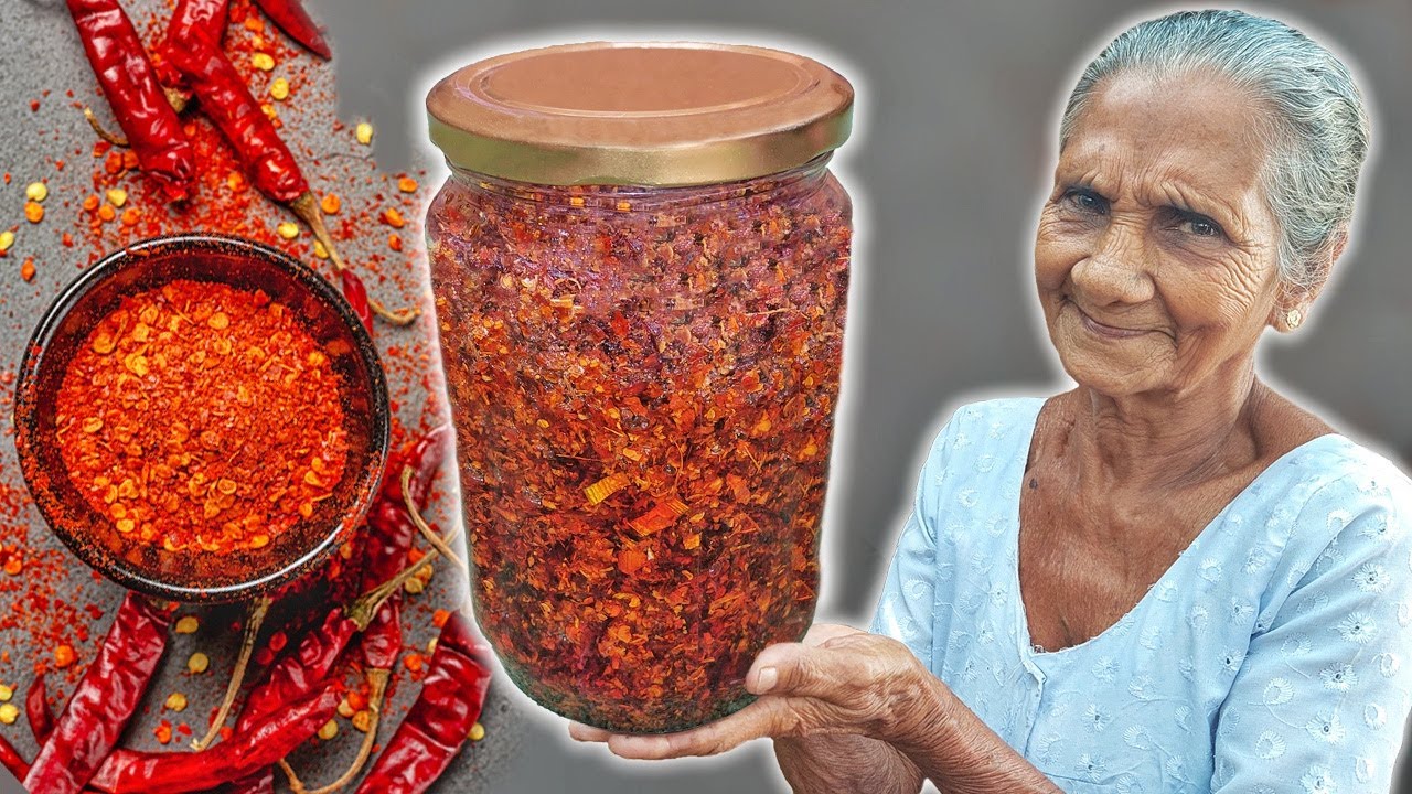 Chili Paste Recipe | Chilli Paste | Easy Chilli Paste Recipe | Hot Chili Paste Recipe | Grandma Menu