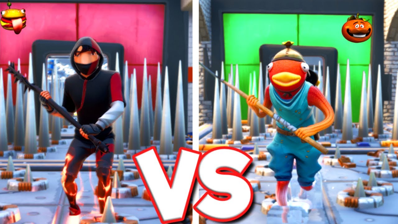 The Fast Food KENWORTH vs PROHENIS Deathrun Race! (Fortnite Creative Mode)