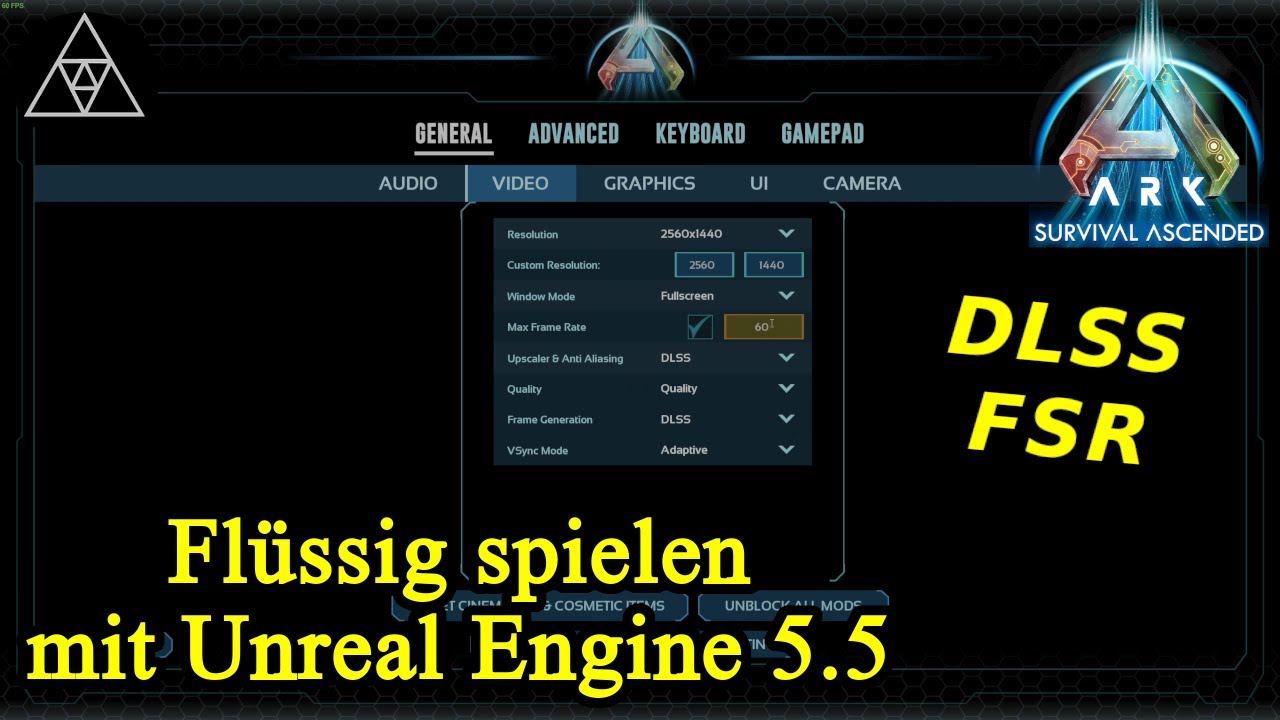 ASA flüssig spielen: Grafikupdate DLSS, FSR Einstellungs Guide ► ASA Grafik Tutorial