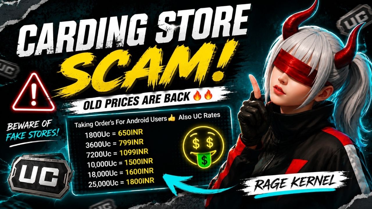 Carding UC Stores Exposed 2026 | BGMI UC Fraud Method Revealed | How UC Stores Loot Users Daily