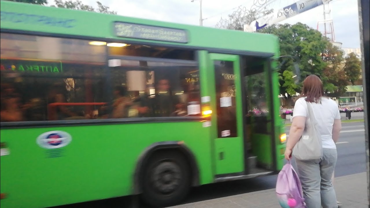 Автобус номер 34 Ст. Волотова Медгородок г. Гомель.