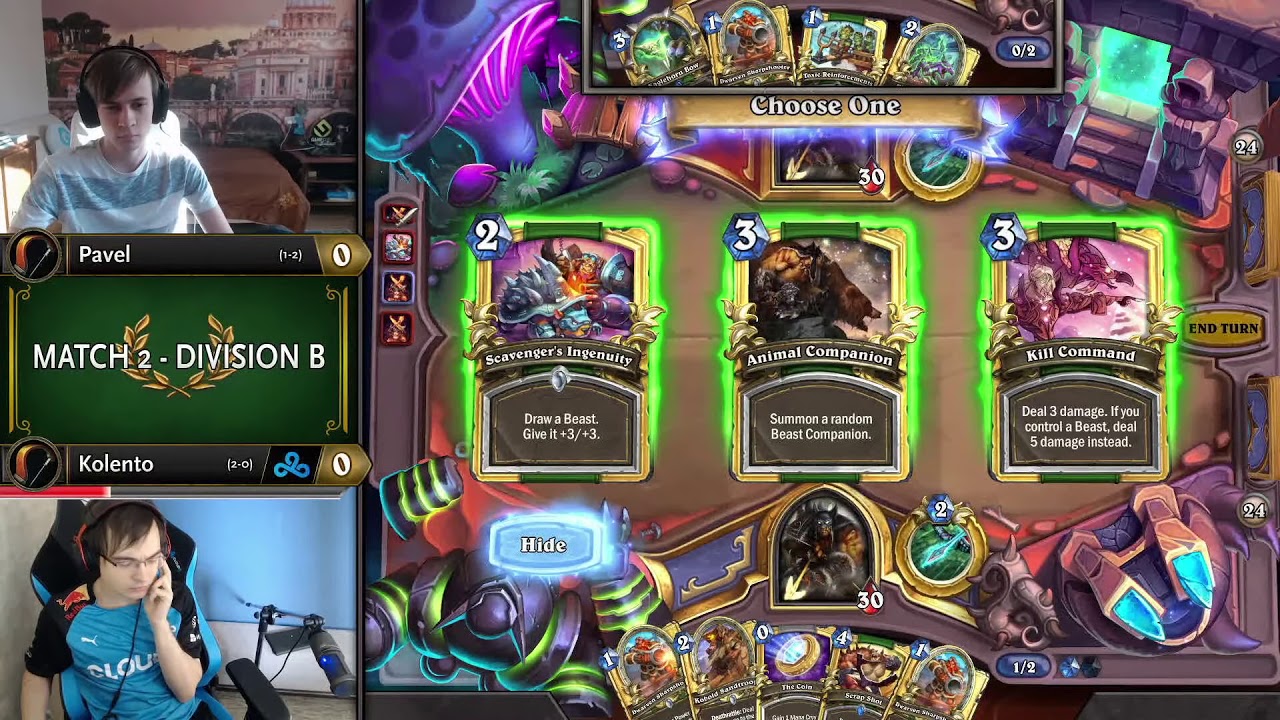 Pavel vs Kolento - Division B - Hearthstone Grandmasters Europe 2020 Season 1 - Week 5