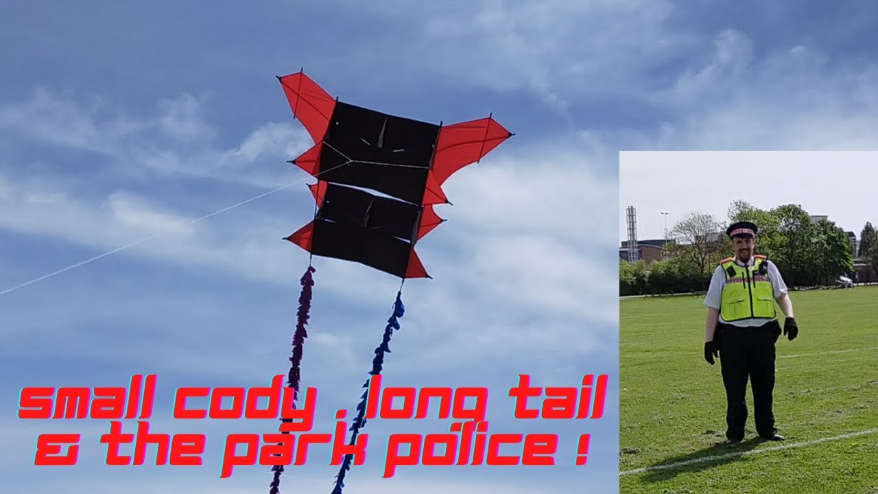 Small Cody Kite with a Long Tail & the Park Police !