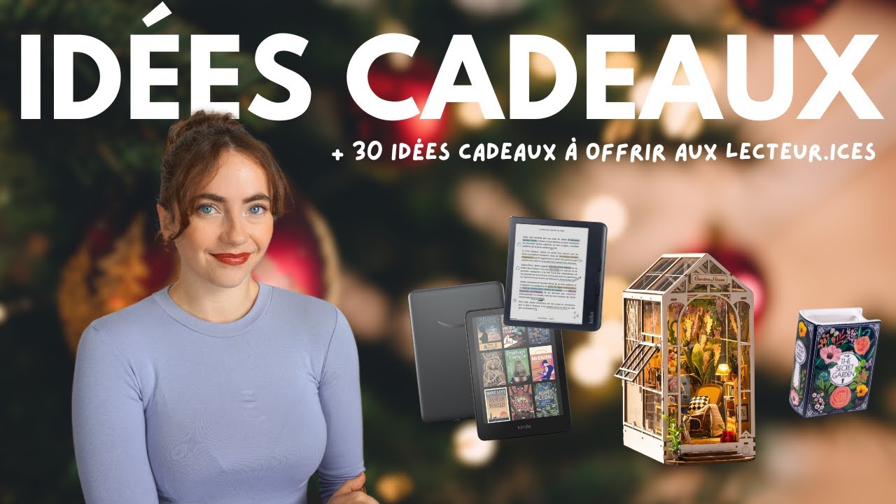 +30 IDÉES DE CADEAUX À OFFRIR AUX LECTEUR.ICES 🌲 🎁