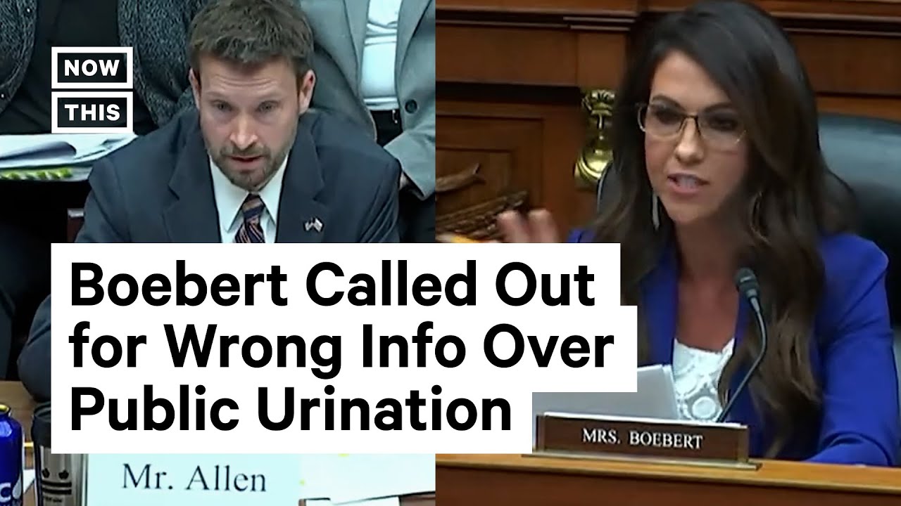 Lauren Boebert Grills Witness Over Public Urination During Hearing