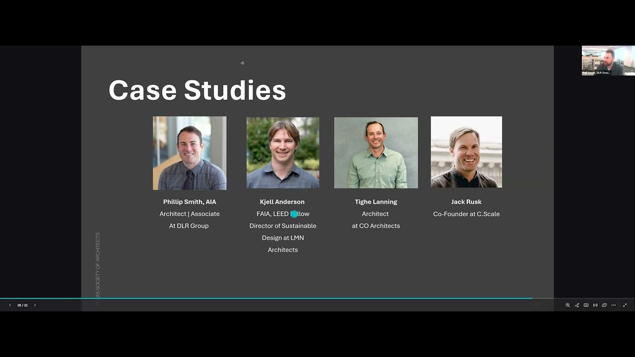 TxA COTE Webinar: AIA 2030 Commitment, Part 2: Embodied Carbon