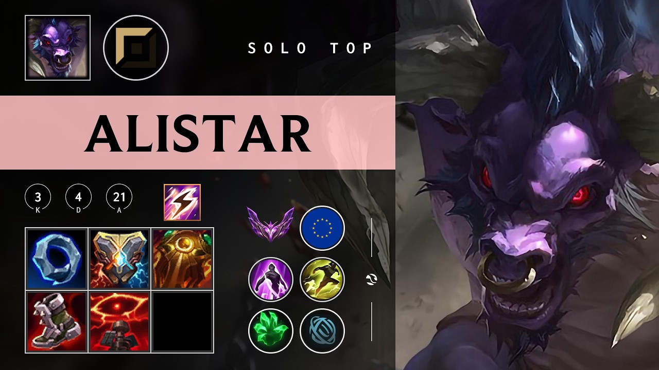 Alistar Top vs Renekton - EUW Master Patch 26.03