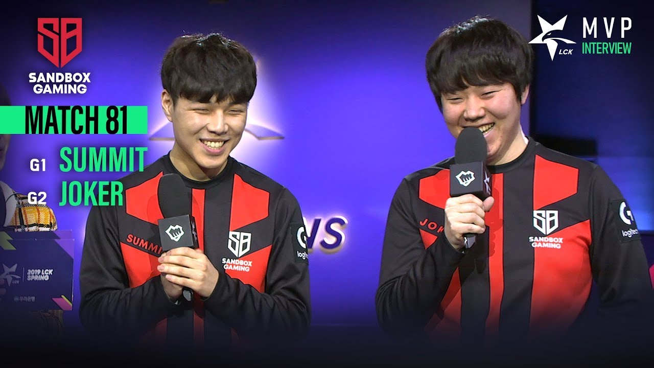 Interview with Summit + Joker [2019 LCK SPRING] 03.24 Match81 : HLE vs SB