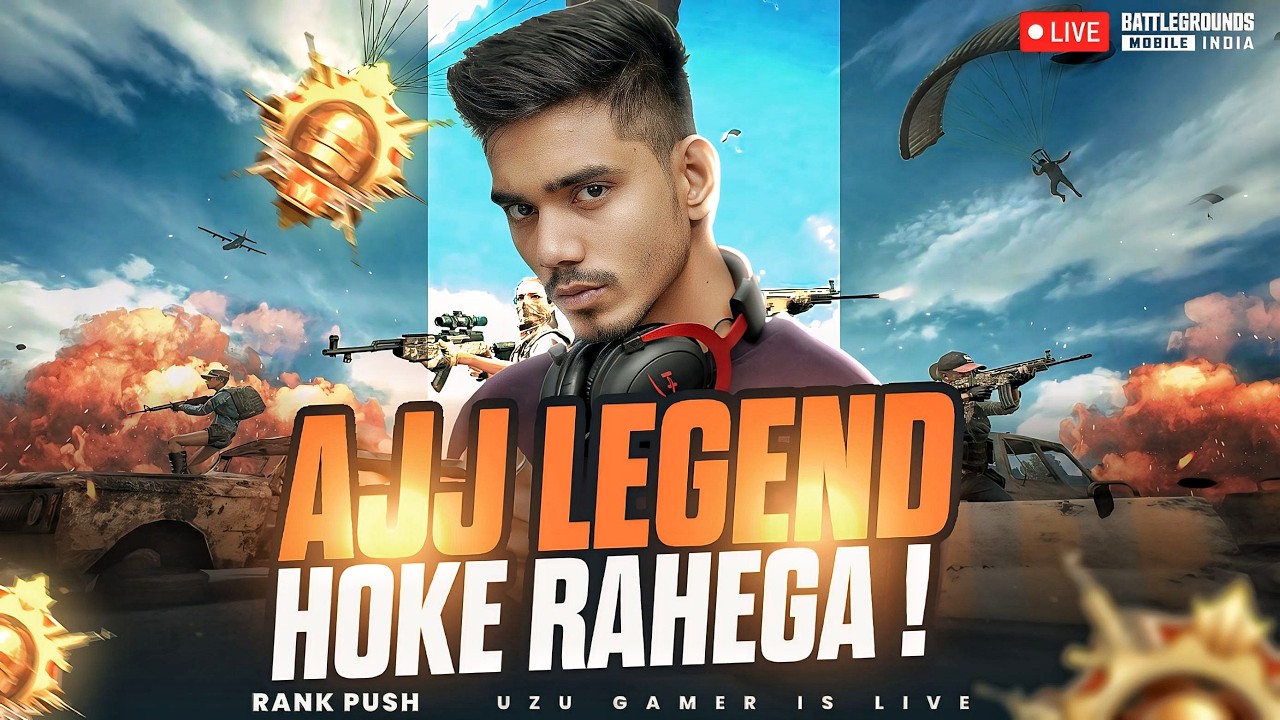 130 POINTS FOR LEGEND | RANK PUSH TO LEGEND  | BGMI LIVE | UZU GAMER