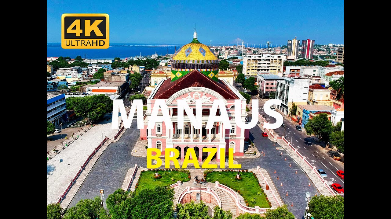 Manaus, Amazonas Brazil in 4K Drone Video| World in 4K