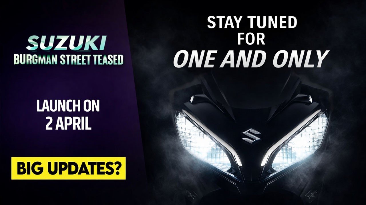 2026 Suzuki Burgman Street Teased Ahead Of April 2 Launch - Explained All Spec, Features And More
