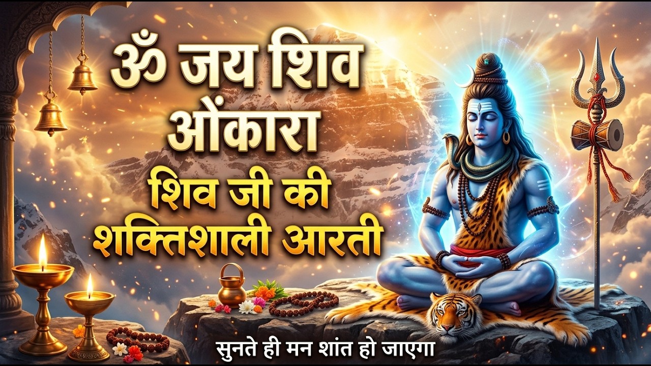 Om Jai Shiv Omkara | ओम् जय शिव ओंकारा | Anuradha Paudwal | Powerful Shiv Aarti | Shiv Ji Ki Aarti