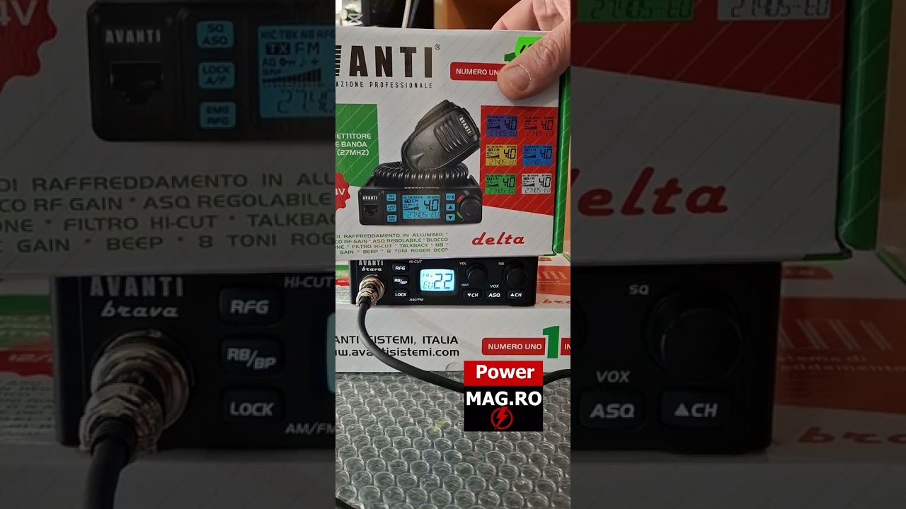 Stația Radio CB Avanti Brava, avantaje față de alte echipamente de ultima generație! 