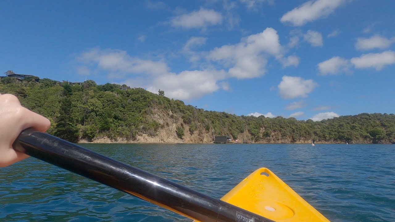 4K HDR - Kayaking at Whatamango Bay (Queen Charlotte Sound) in Summertime - Marlborough South Island
