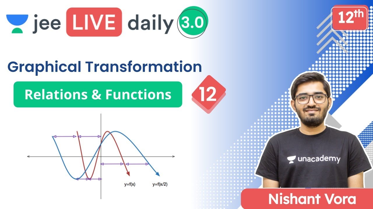 JEE: Relations & Functions L12 | Graphical Transformation | Unacademy JEE | JEE Maths | Nishant Vora
