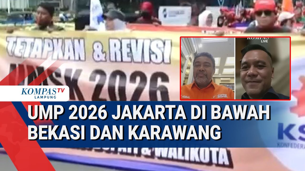 UMP 2026 Jakarta di Bawah Bekasi dan Karawang, Ini Respons Pemprov dan Buruh