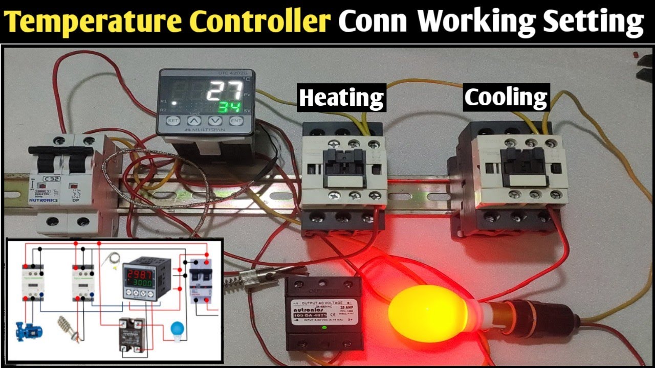 Multispan Temperature Controller Connection Working and Setting! @SNTECHNICAL