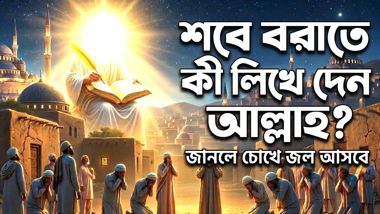 শবে বরাতের রাতে আল্লাহ কী লিখে দেন? জানলে চোখে জল আসবে | Shabe Barat 2026