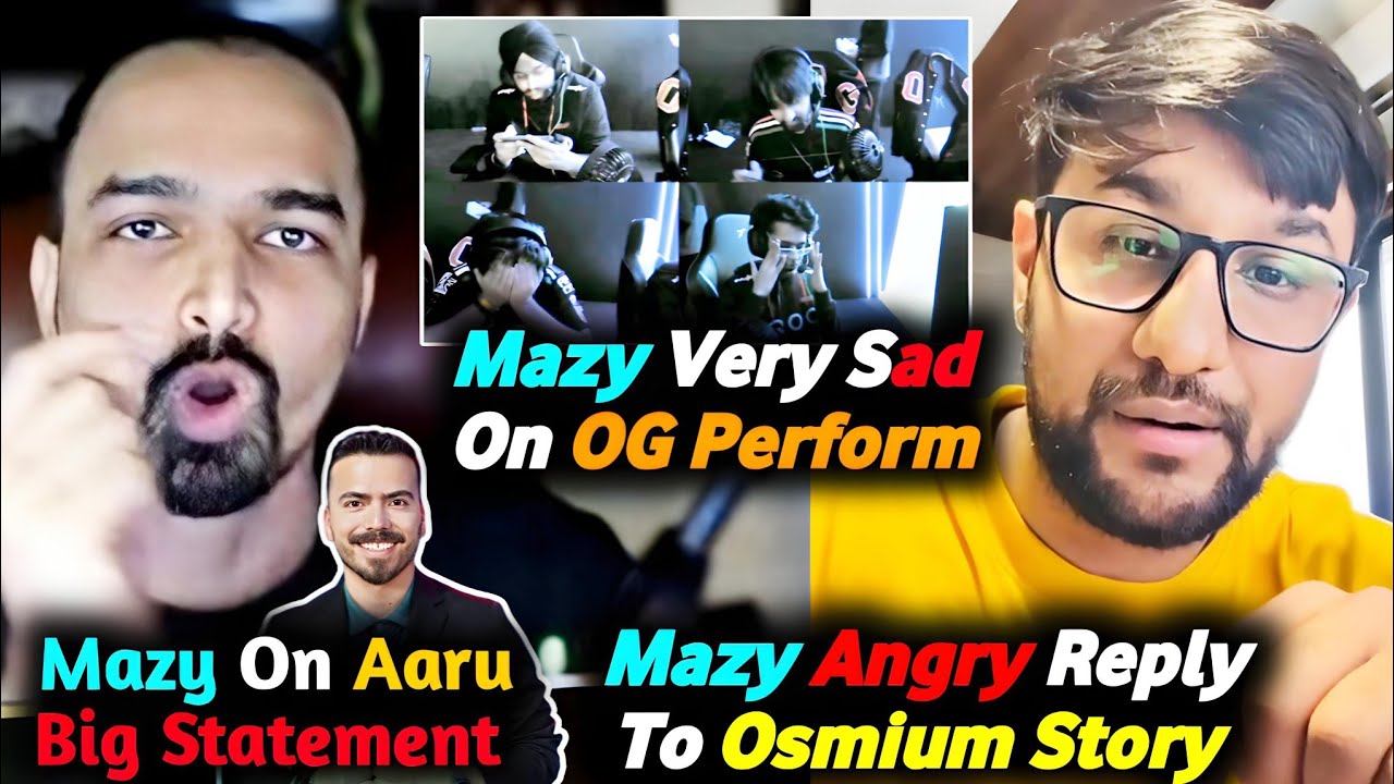 Mazy Cry😭 Angry Reply to Osmium Story🚨 Mazy Criticise Aaru Overconfidence🥵 Mazy Full Rant on Excuses