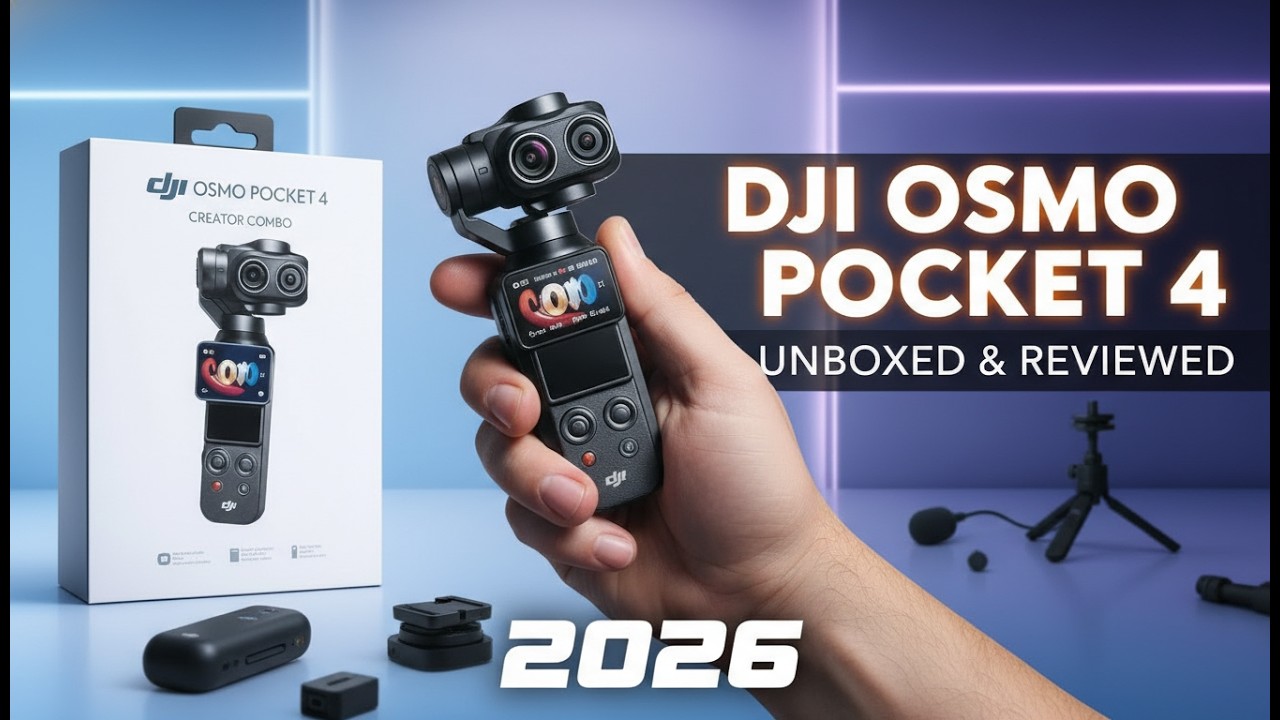 DJI Osmo Pocket 4 – Unboxed & Tested (2026)!