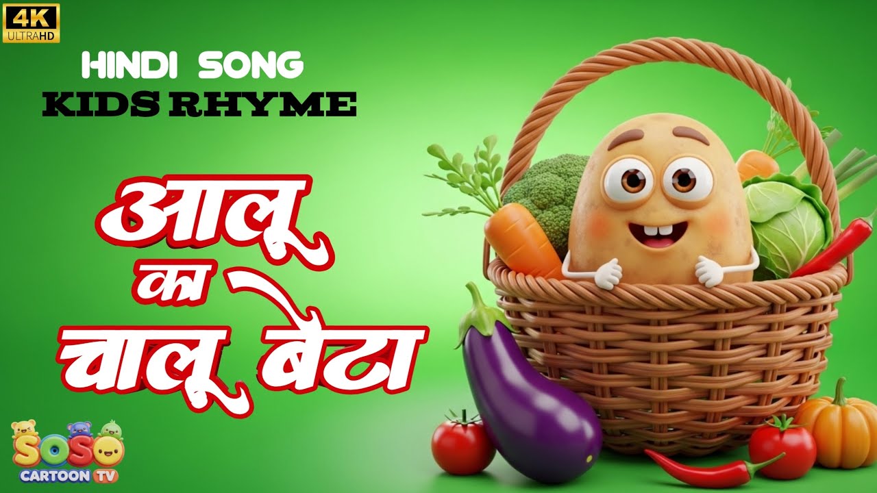 Aalu Ka Chalu Beta 🥔😂 | Funny Hindi Kids Rhyme | Soso Cartoon TV | New Bal Geet 2026